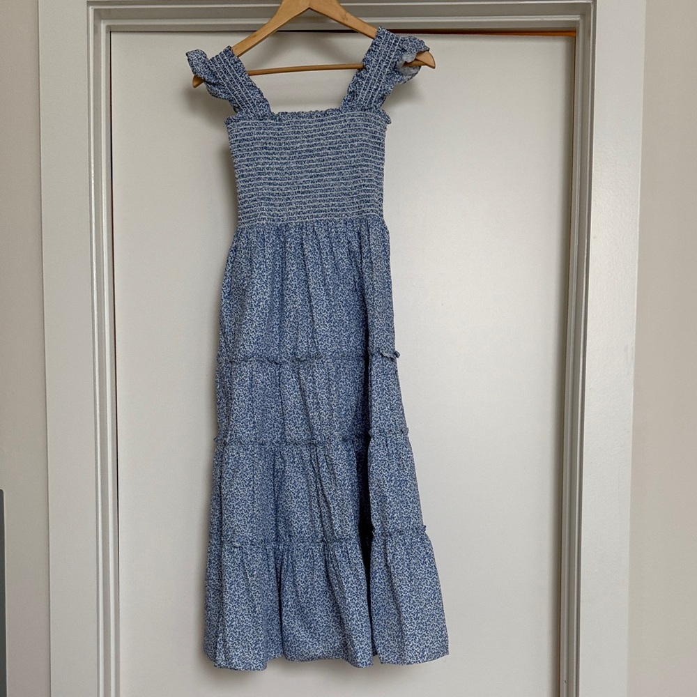 Blue Floral Dress